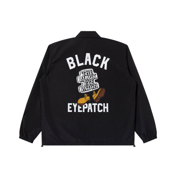 OG BOY NYLON COACH JACKET BLACK