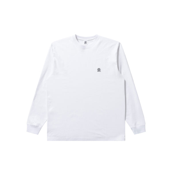 SMALL OG LABEL L/S TEE WHITE