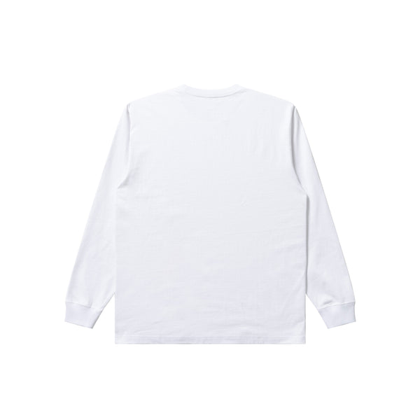 SMALL OG LABEL L/S TEE WHITE