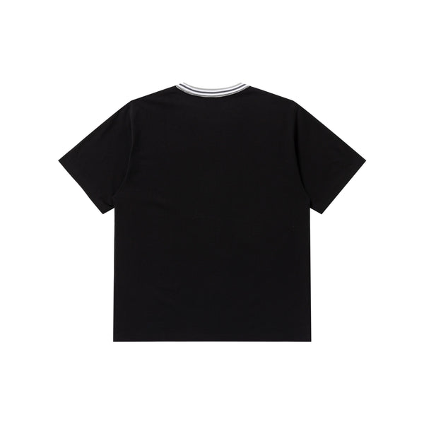 SPORTY SCRIPT LOGO TEE BLACK