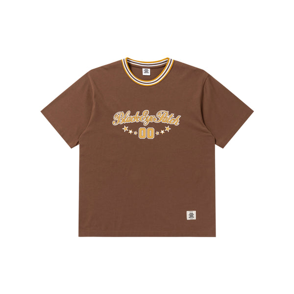 SPORTY SCRIPT LOGO TEE BROWN