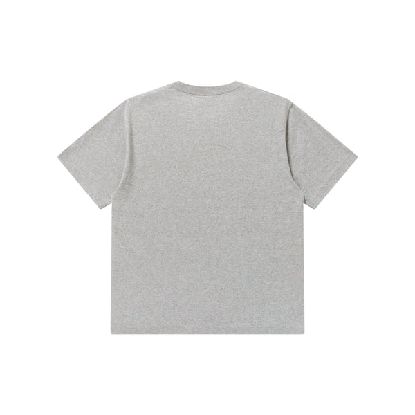 SMALL HWC LABEL TEE HEATHER GRAY