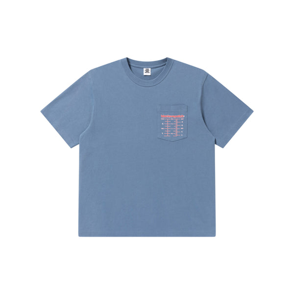 GLASSWARE LOGO POCKET TEE DARK BLUE