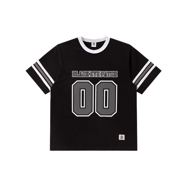 DOUBLE O FOOTBALL TEE BLACK