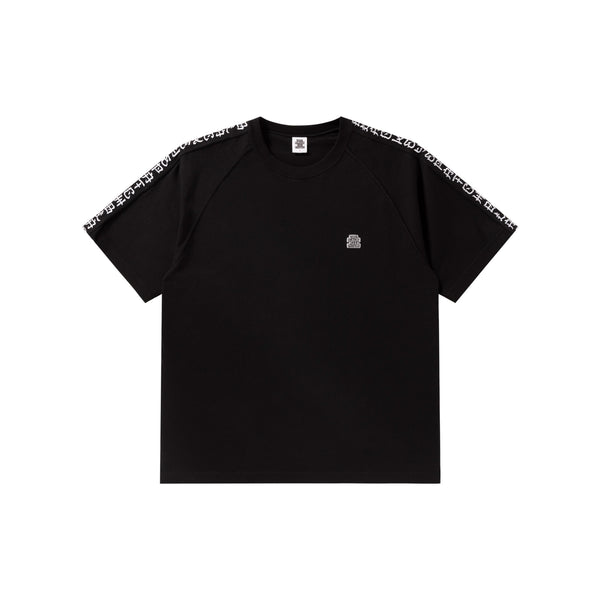 KANJI TAPED TEE BLACK