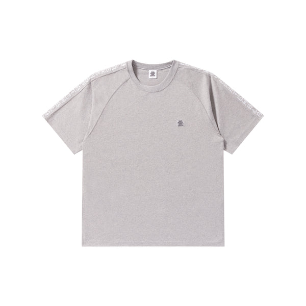 KANJI TAPED TEE HEATHER GRAY