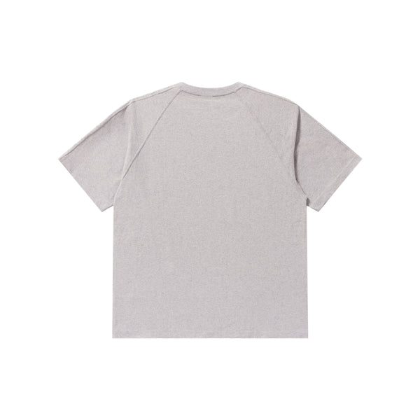 KANJI TAPED TEE HEATHER GRAY