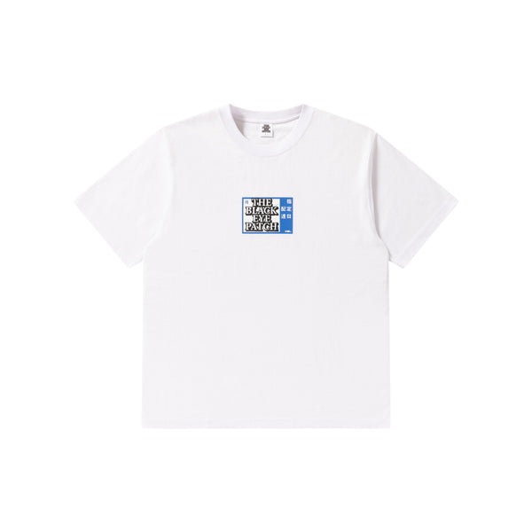 SCHEDULED DELIVERY LABEL TEE WHITE