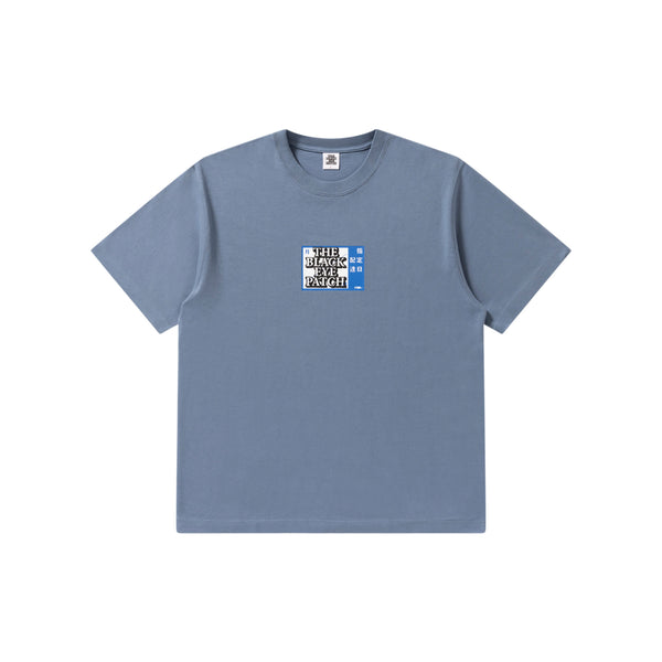 SCHEDULED DELIVERY LABEL TEE DARK BLUE