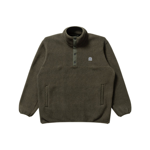 SMALL OG LABEL FLEECE PULLOVER OLIVE