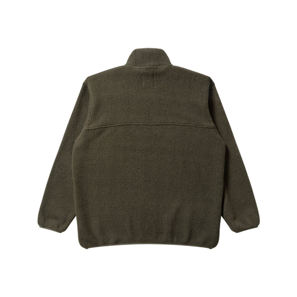 SMALL OG LABEL FLEECE PULLOVER OLIVE