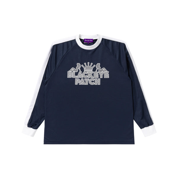 PIMP SPORT JERSEY L/S TEE NAVY