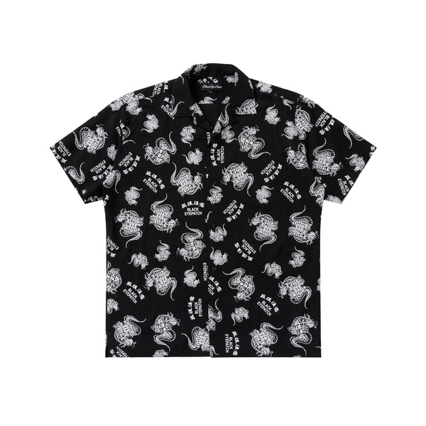 HWC DRAGON PATTERNED S/S SHIRT BLACK