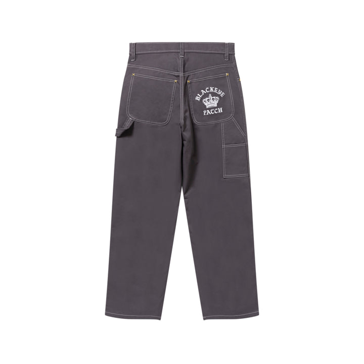 CROWN LOGO PAINTER PANTS (GRAY)