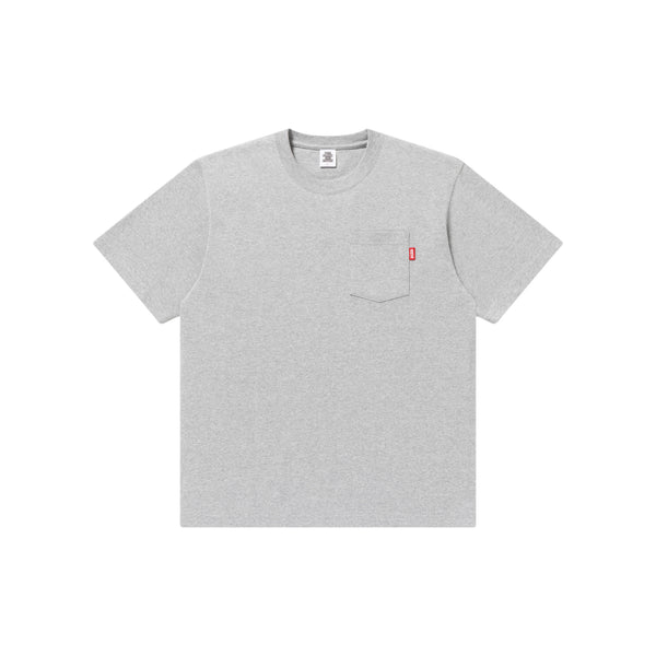 Heavy Weight HWC Pocket Tee, Heather Gray