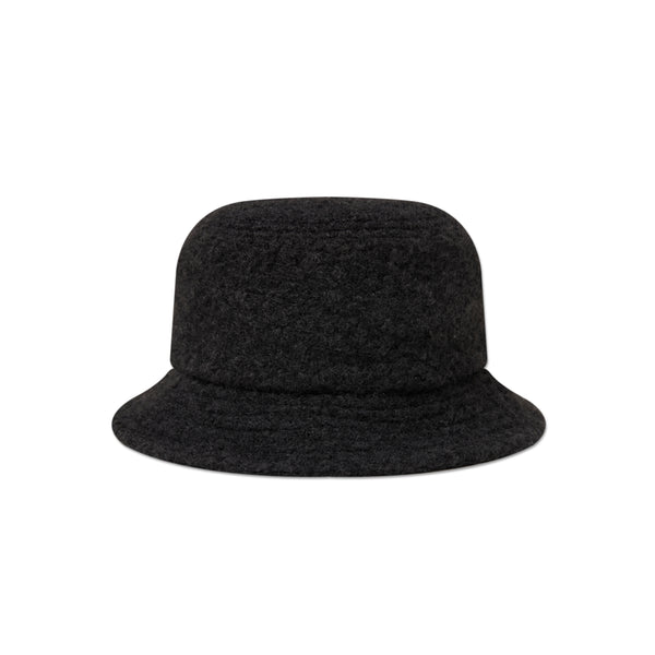 SMALL OG BRUSHED WOOL BUCKET HAT BLACK
