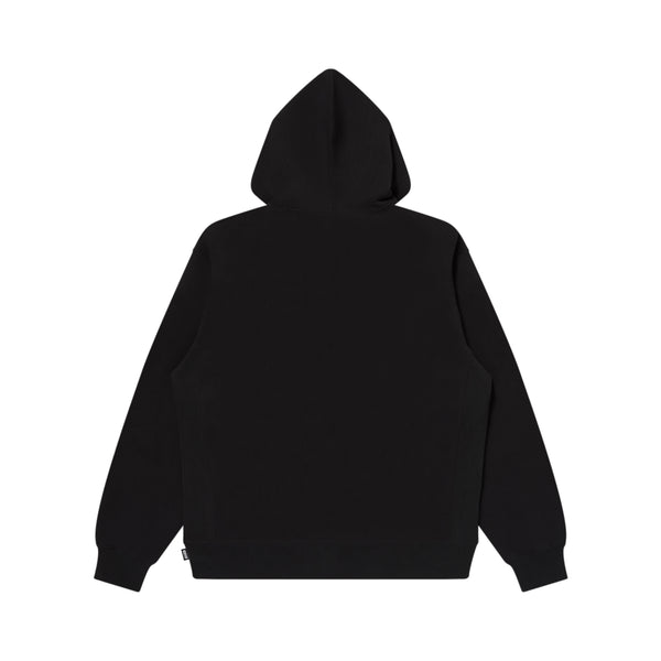 CAMOUFLAGED RHINESTONED OG LABEL HOODIE BLACK