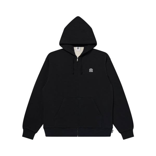 SMALL OG THERMAL ZIP HOODIE BLACK