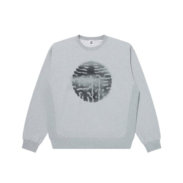 KAMON CREW SWEAT HEATHER GRAY