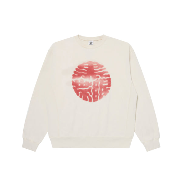 KAMON CREW SWEAT OFF WHITE