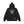 CROWN LOGO EMBROIDERED HOODIE BLACK