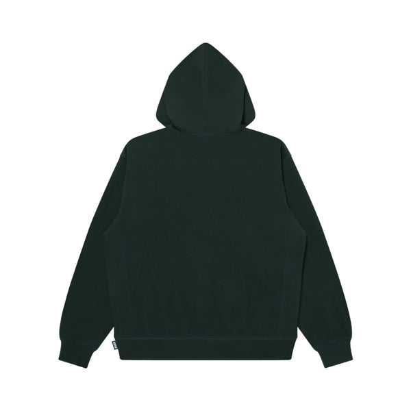 CROWN LOGO EMBROIDERED HOODIE GREEN
