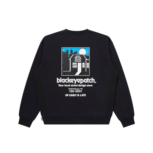 DESIGN STORE CREW SWEAT BLACK