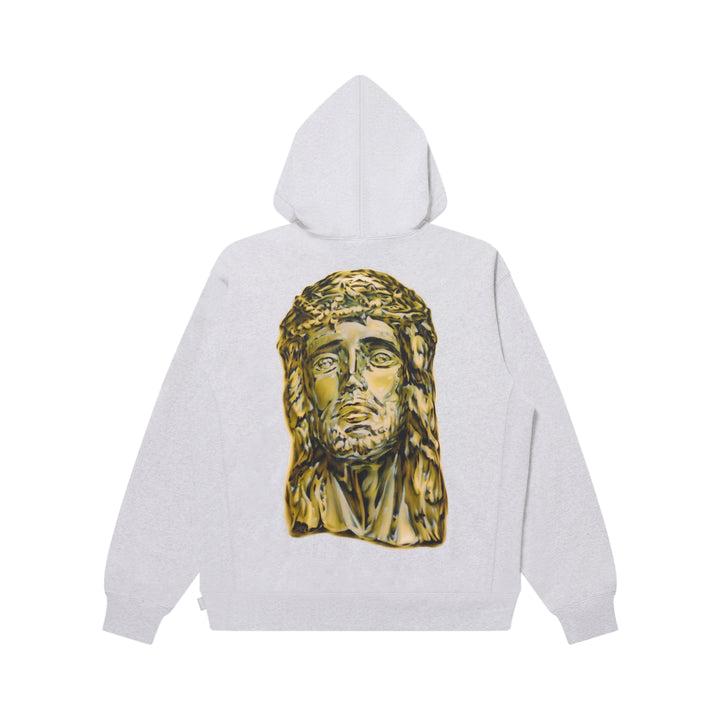 JESUS SAVES HOODIE ASH