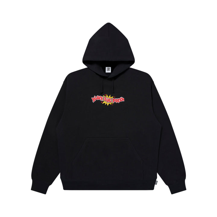 CRASH LOGO HOODIE BLACK