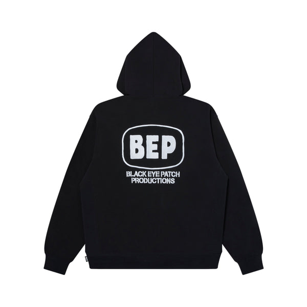 CRASH LOGO HOODIE BLACK