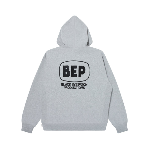 CRASH LOGO HOODIE HEATHER GRAY