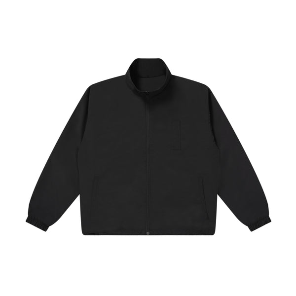 TORU REFLECTOR REVERSIBLE TRAK JACKET BLACK