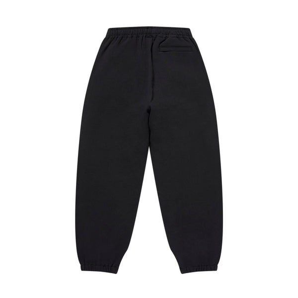 RHINESTONED HEARTBREAK LOGO SWEAT PANTS BLACK