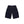 STENCIL LOGO DOUBLE KNEE DENIM SHORTS INDIGO