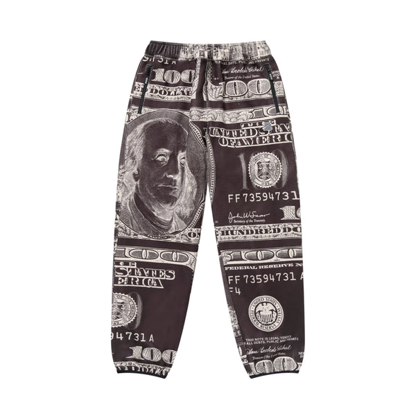 BIG HUNDEREDS PATTERNED FLEECE PANTS BLACK