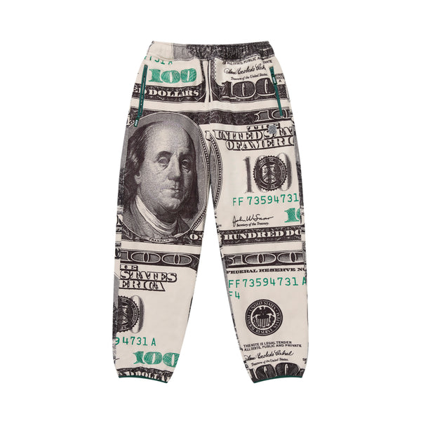 BIG HUNDEREDS PATTERNED FLEECE PANTS WHITE