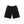 3 LETTER OE SWEAT BAGGY SHORTS BLACK