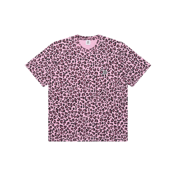 LEOPARD PATTERNED SMALL OG TEE PINK