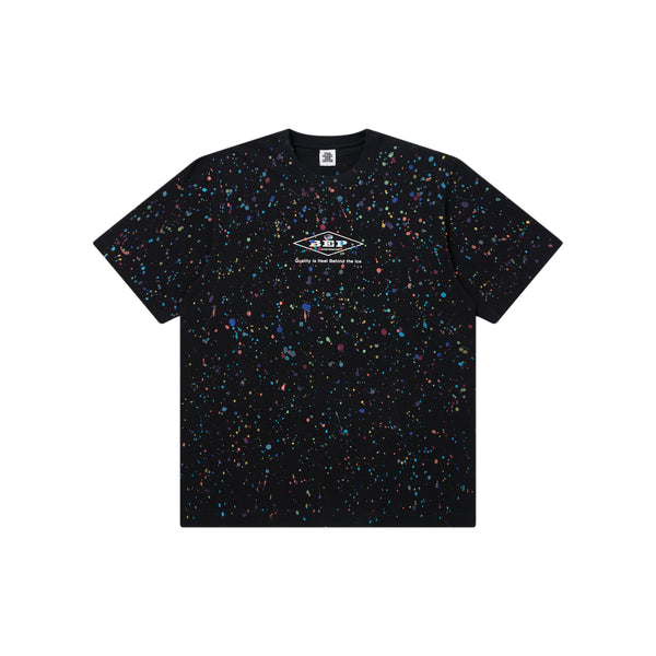 PAINT SPLATTERED EXTINGUISHER TEE BLACK