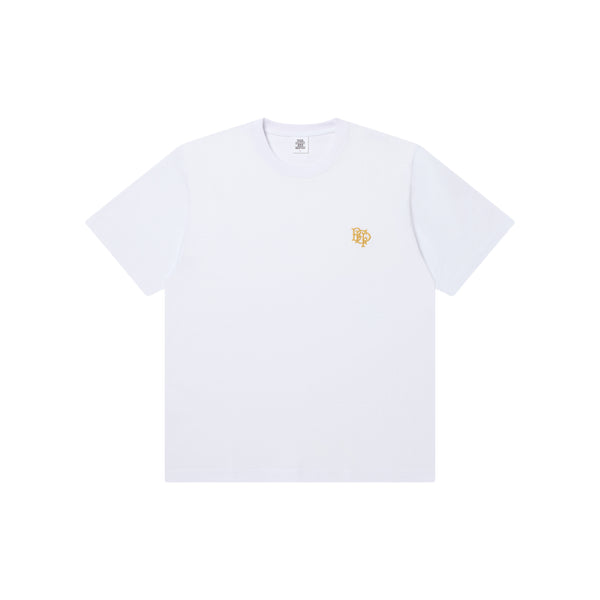ROYAL EMBLEM EMBROIDERED HEAVYWEIGHT TEE WHITE