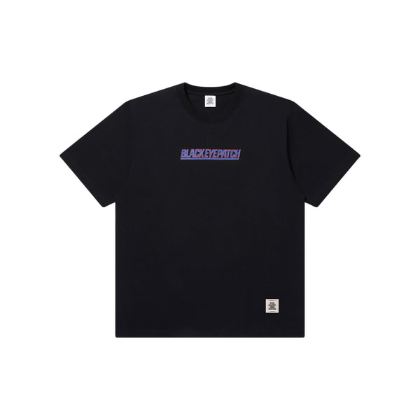 UNDERLINED TEAM LOGO TEE BLACK