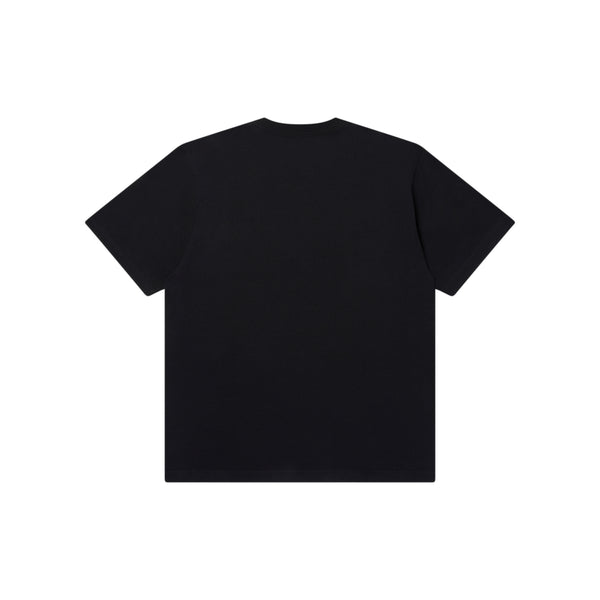 RHINESTONE 3 LETTER OE TEE WASHED BLACK