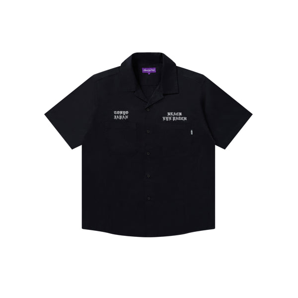 CROSSBONES S/S WORK SHIRT BLACK