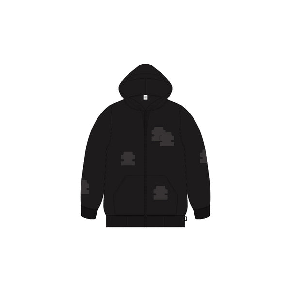 OG LABEL PATCHED ZIP HOODIE