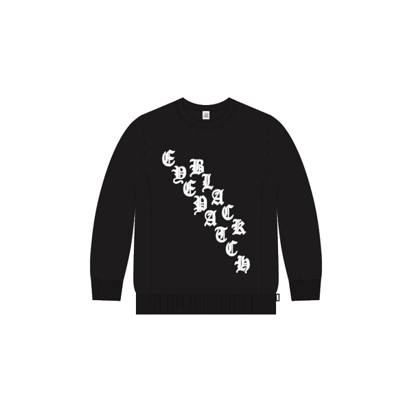 OE SPORTS CREW SWEAT BLACK
