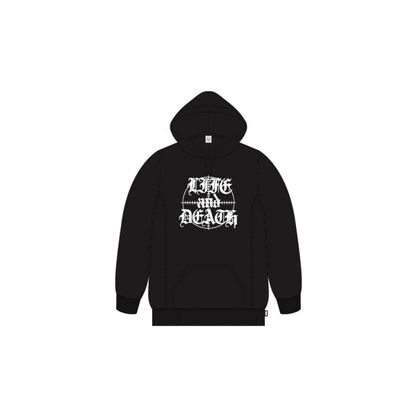 LIFE AND DEATH HOODIE BLACK