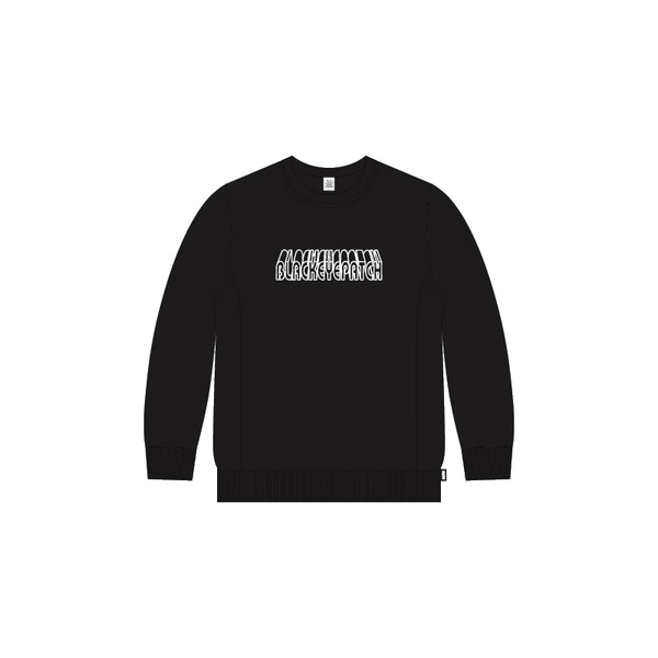3D CREW SWEAT BLACK