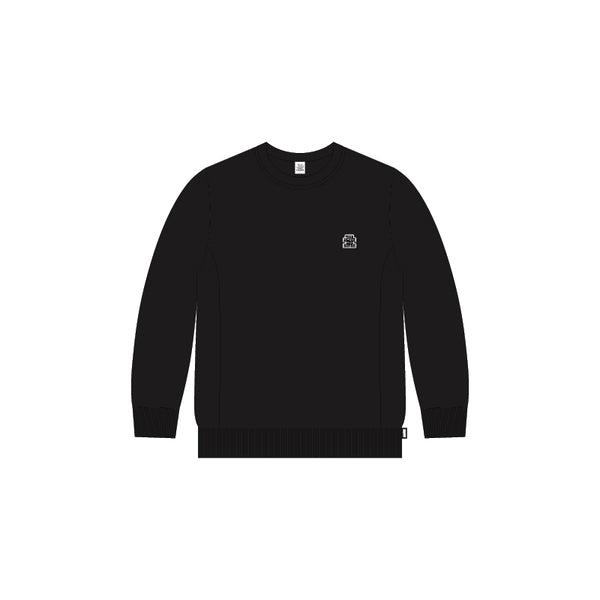 SMALL OG LABEL CREW SWEAT BLACK