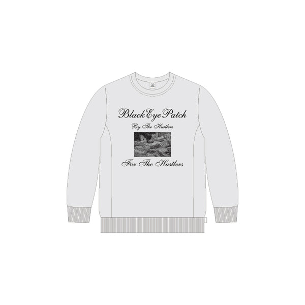 HUSTLERS CREW SWEAT HEATHER GRAY