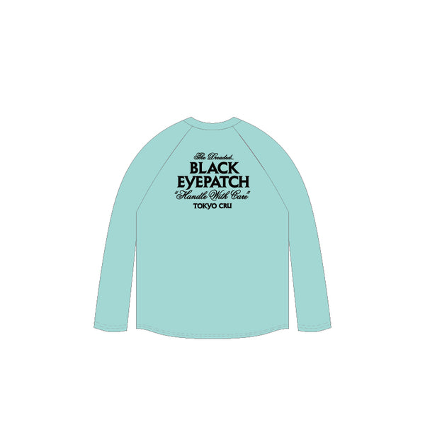 BOOTLEG MICKEY RAGLAN L/S TEE MINT GREEN